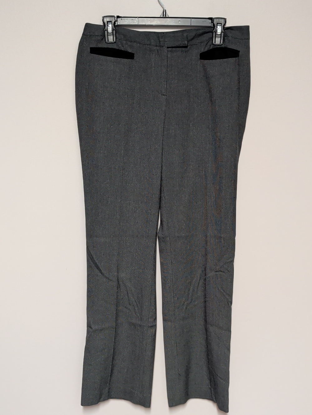 Halogen Dark Gray Straight Leg Dress Pants